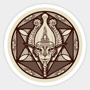 Sephiroth Lines - 6 - Tiphereth Sticker